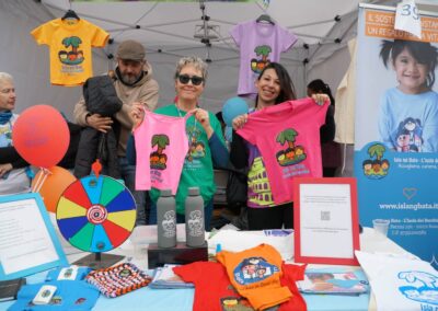 Sorrisi al gazebo di Isla al Circo Massimo