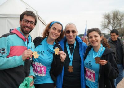 Corridori felici dopo la Staffetta