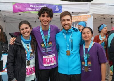 Corridori felici dopo la Staffetta